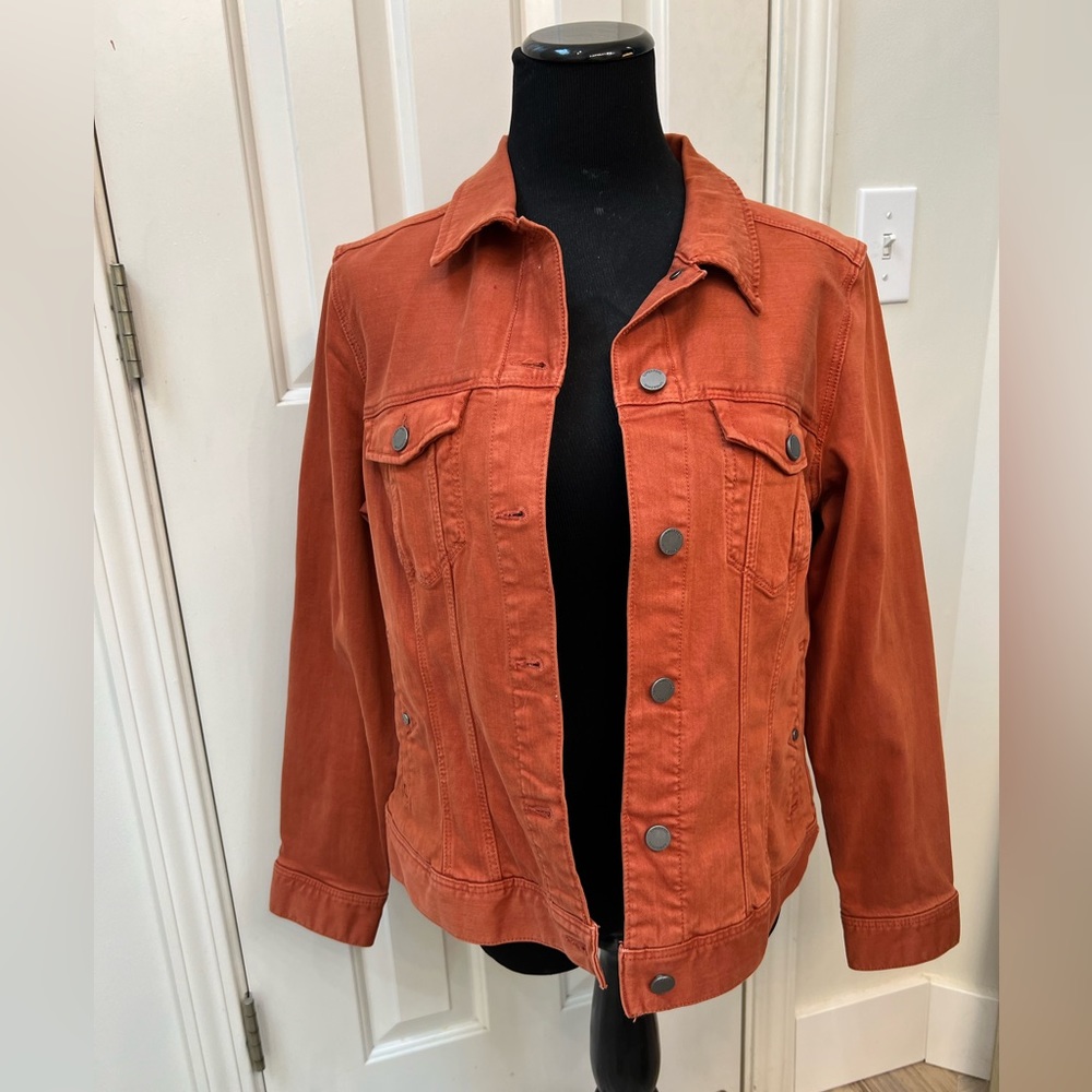 Liverpool Los Angeles Jean jacket burnt orange L NWT